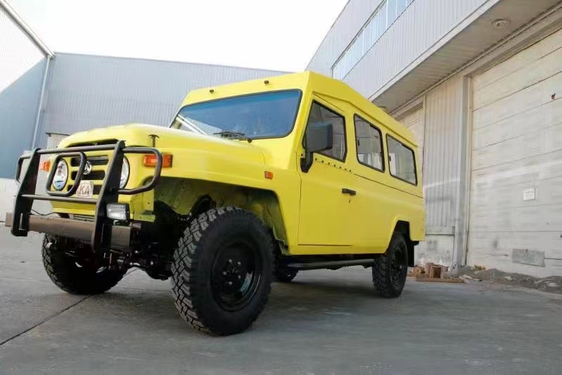 礦山 井下 斜井 礦用無軌人車 北汽吉普礦山